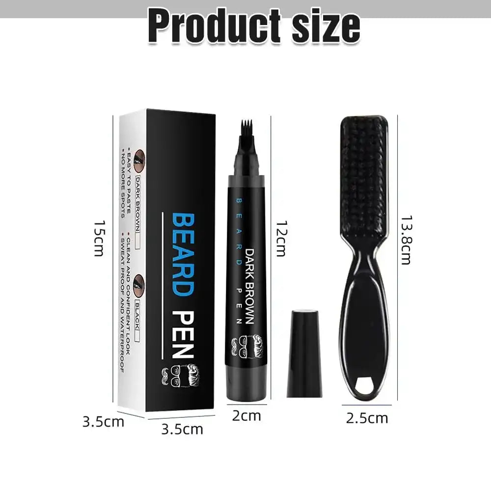 Waterproof Filler Pen Kit for Fuller Beard