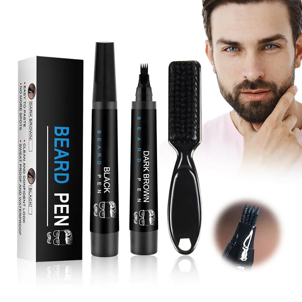 Waterproof Filler Pen Kit for Fuller Beard