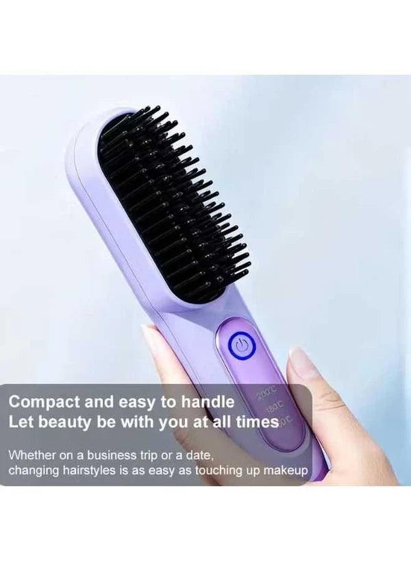 Wireless Straightening Mini-Comb